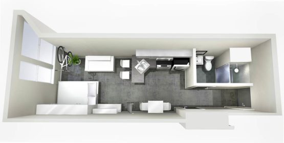 Microliving - Floorplan